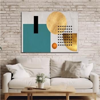 Horizontal Art-Themed Tempered Glass Wall Art 256