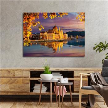 Horizontal Natured-Themed Tempered Glass Wall Art 274