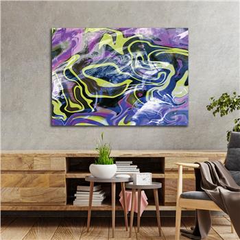 Kunst Thema auf bedrucktem Glas