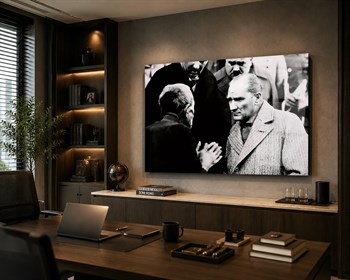 Yatay VatanTemalı Cam Tablo 113