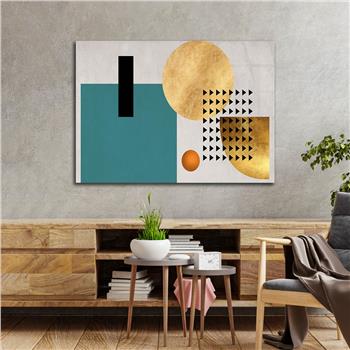 Horizontal Art-Themed Tempered Glass Wall Art 256