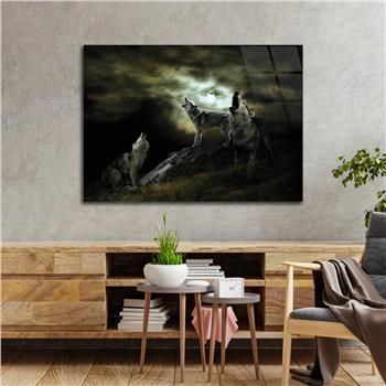 Tempered Glasss Wall Arts Natured-Themed