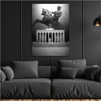 Dikey VatanTemalı Cam Tablo 173
