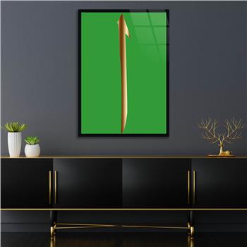 Alif Glass Islamic Wall Art , Elif  Letter Tempered Glass Wall Art