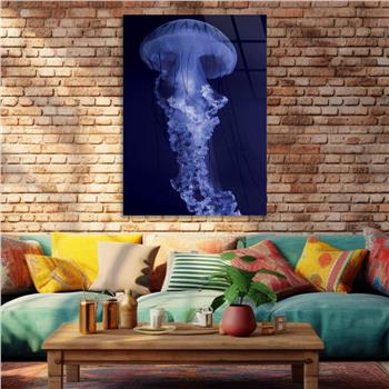 Vertical Tempered Glasss Wall Arts Natured-Themed217