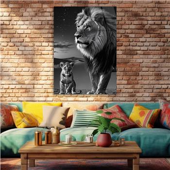 Dikey Doğa Temalı Cam Tablo 324