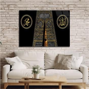 Religiöses Thema auf bedrucktem Glas