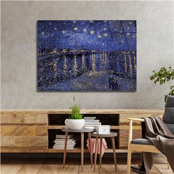 Kunst Thema auf bedrucktem Glas