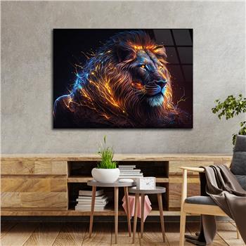 Horizontal Natured-Themed Tempered Glass Wall Art 289