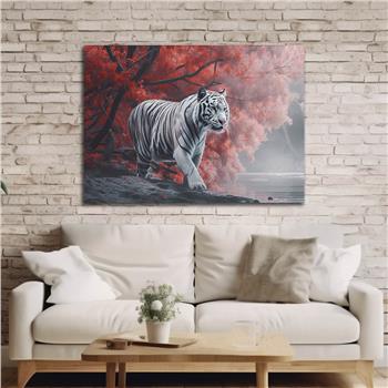 Horizontal Natured-Themed Tempered Glass Wall Art 325