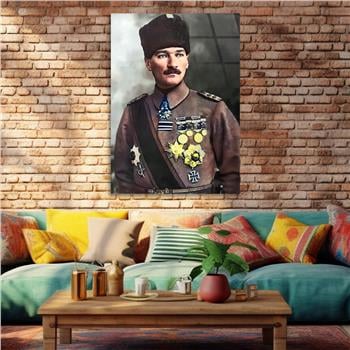 MUSTAFA KEMAL ATATÜRK Tempered Glasss Wall Art
