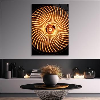 Kunst Thema auf bedrucktem Glas
