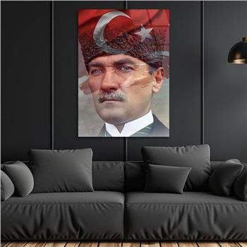 MUSTAFA KEMAL ATATÜRK Tempered Glasss Wall Art