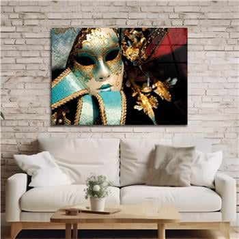 Kunst Thema auf bedrucktem Glas