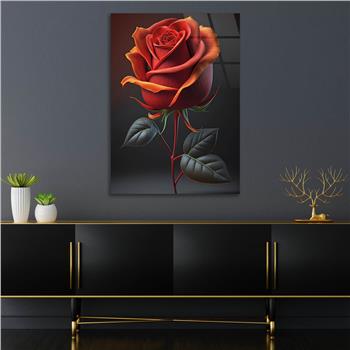 Vertical Tempered Glasss Wall Arts Natured-Themed123