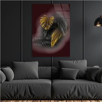 Kunst Thema auf bedrucktem Glas