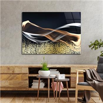 Horizontal Art-Themed Tempered Glass Wall Art 265