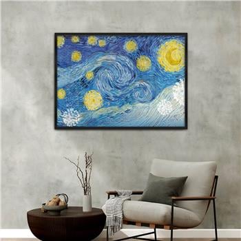 Aluminum-Framed Art-Themed Tempered Glass Wall Art 114