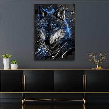 Vertical Tempered Glasss Wall Arts Natured-Themed193