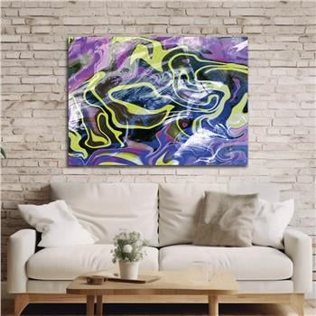Kunst Thema auf bedrucktem Glas