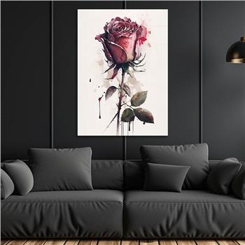 Vertical Tempered Glasss Wall Arts Natured-Themed133
