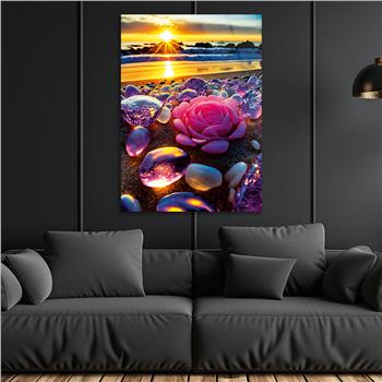 Vertical Tempered Glasss Wall Arts Natured-Themed151
