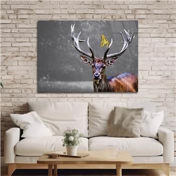 Horizontal Natured-Themed Tempered Glass Wall Art 298