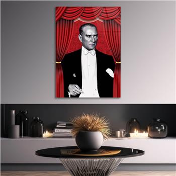 MUSTAFA KEMAL ATATÜRK Tempered Glasss Wall Art