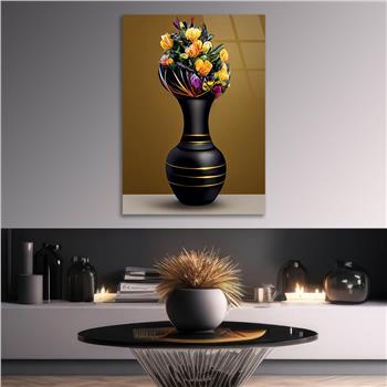 Vertical Tempered Glasss Wall Arts Art-Themed267
