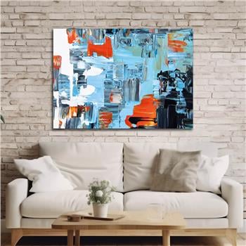Yatay Sanat Temalı Cam Tablo 254