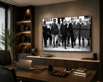 Mustafa Kemal Atatürk Tarihi Fotoğraf Cam Tablo