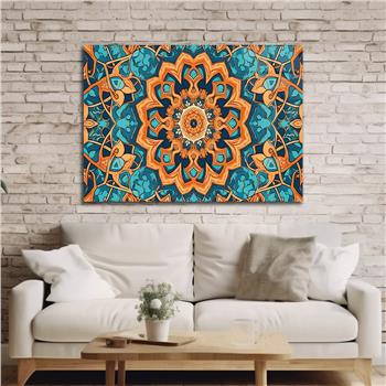 Horizontal Art-Themed Tempered Glass Wall Art 314