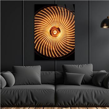 Kunst Thema auf bedrucktem Glas