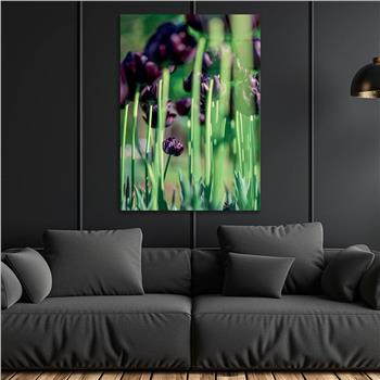 Vertical Tempered Glasss Wall Arts Natured-Themed204