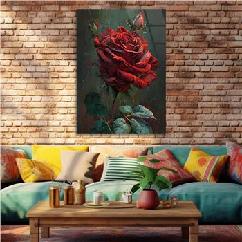 Vertical Tempered Glasss Wall Arts Natured-Themed122