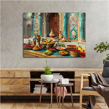 Horizontal Art-Themed Tempered Glass Wall Art 545