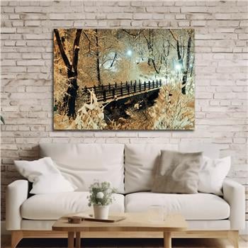 Horizontal Natured-Themed Tempered Glass Wall Art 271