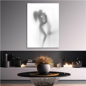 Kunst Thema auf bedrucktem Glas
