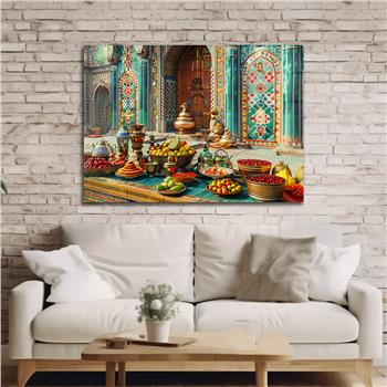 Horizontal Art-Themed Tempered Glass Wall Art 545