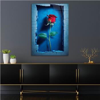 Vertical Tempered Glasss Wall Arts Natured-Themed158