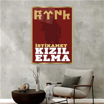 Aluminum-Framed National-Themed Tempered Glass Wall Art 030