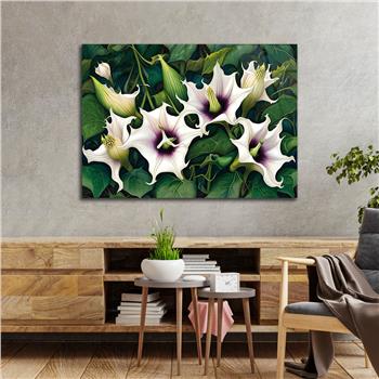 Horizontal Natured-Themed Tempered Glass Wall Art 297