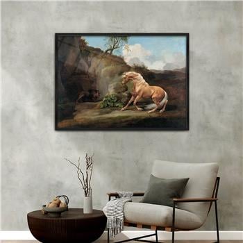 Aluminum-Framed Art-Themed Tempered Glass Wall Art 109
