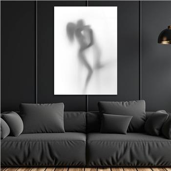 Kunst Thema auf bedrucktem Glas