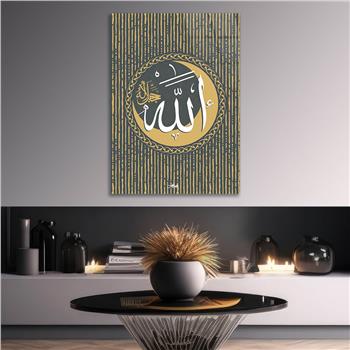 Religiöses Thema auf bedrucktem Glas