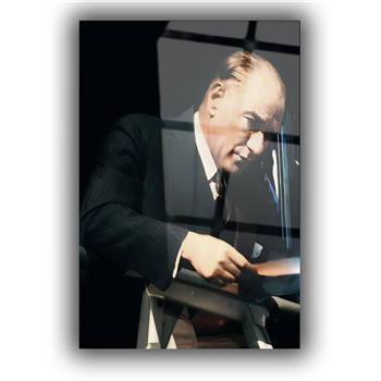 Dikey VatanTemalı Cam Tablo 214