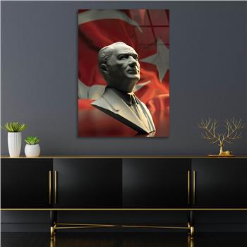 MUSTAFA KEMAL ATATÜRK Tempered Glasss Wall Art
