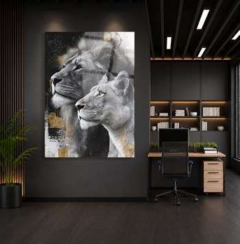 Dikey Sanat Temalı Cam Tablo 592