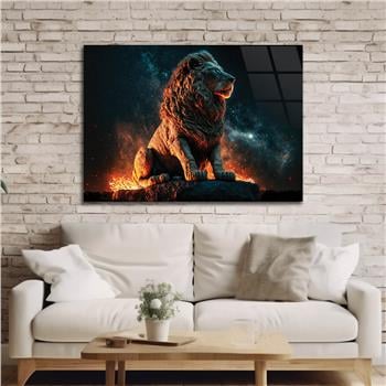 Horizontal Natured-Themed Tempered Glass Wall Art 326