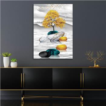 Vertical Tempered Glasss Wall Arts Art-Themed253